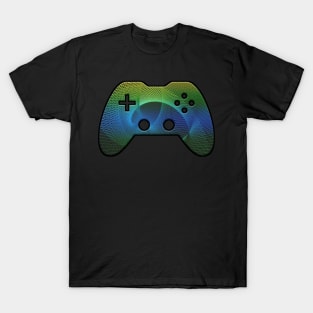 Gamer Christmas Tree Abstract T-Shirt